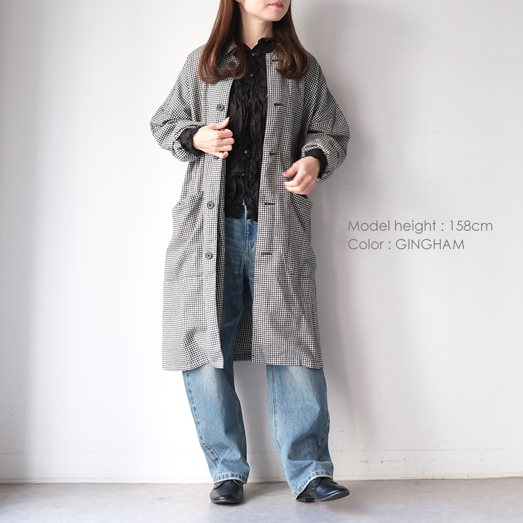 Yarmo（ヤーモ） YARMO DUSTER COAT TARTAN YM-2_TARTAN ダスター