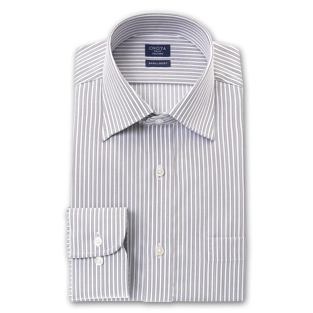 CHOYA SHIRT FACTORY 日清紡アポロコット 長袖 ワイシャツ メンズ 形態