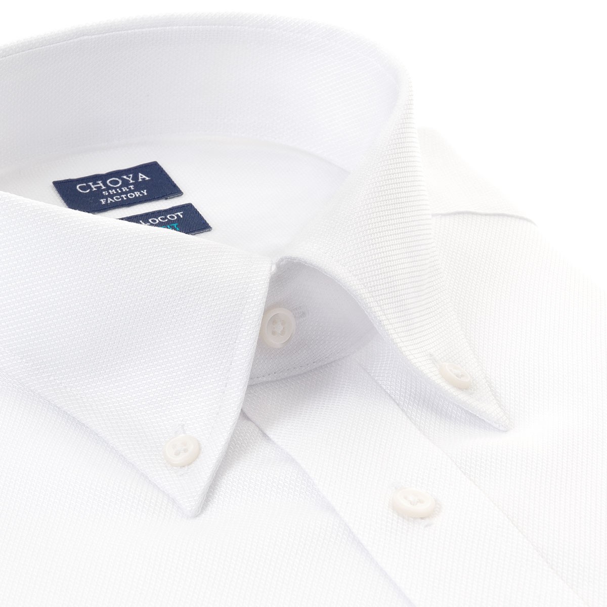 CHOYA SHIRT FACTORY 日清紡アポロコット 長袖 ワイシャツ スリム