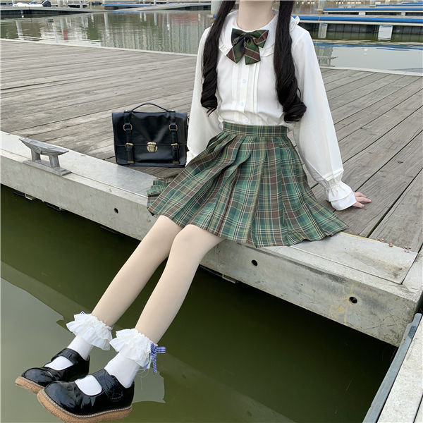 超激得SALE JK制服 セーラー服 上下セット リボン付き コスプレ衣装