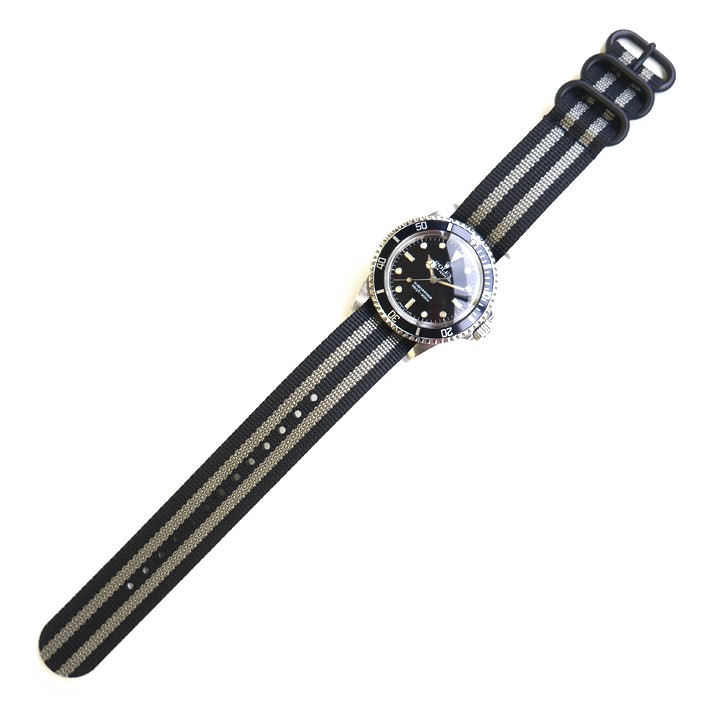 時計ベルト 腕時計バンド HDT DESIGN ZULU 2RING アスファルト