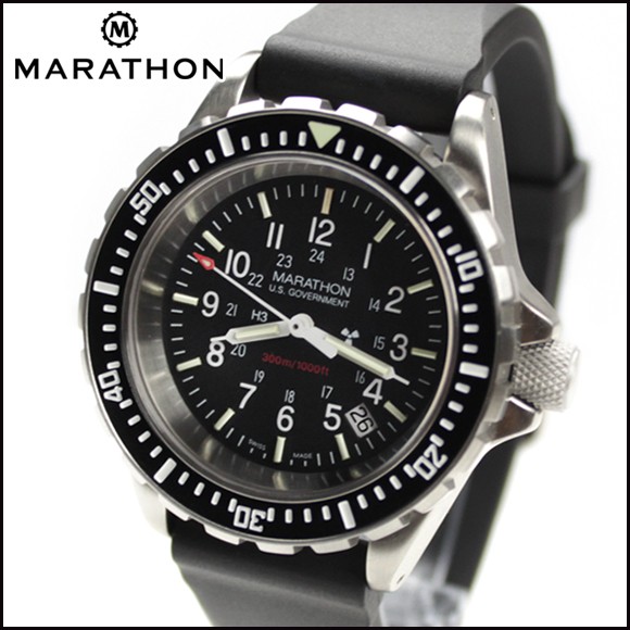 時計 腕時計 MARATHON TSARDivers Quartz 300M マラソン 