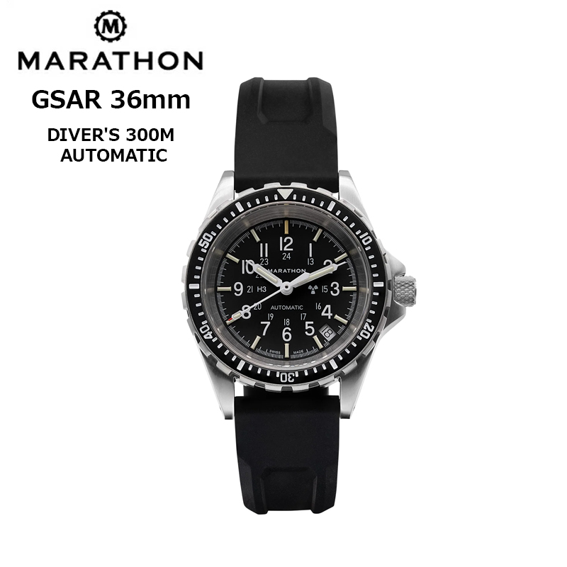 腕時計 MARATHON GSAR 36mm Automatic Divers 300M マラソン ジーサー