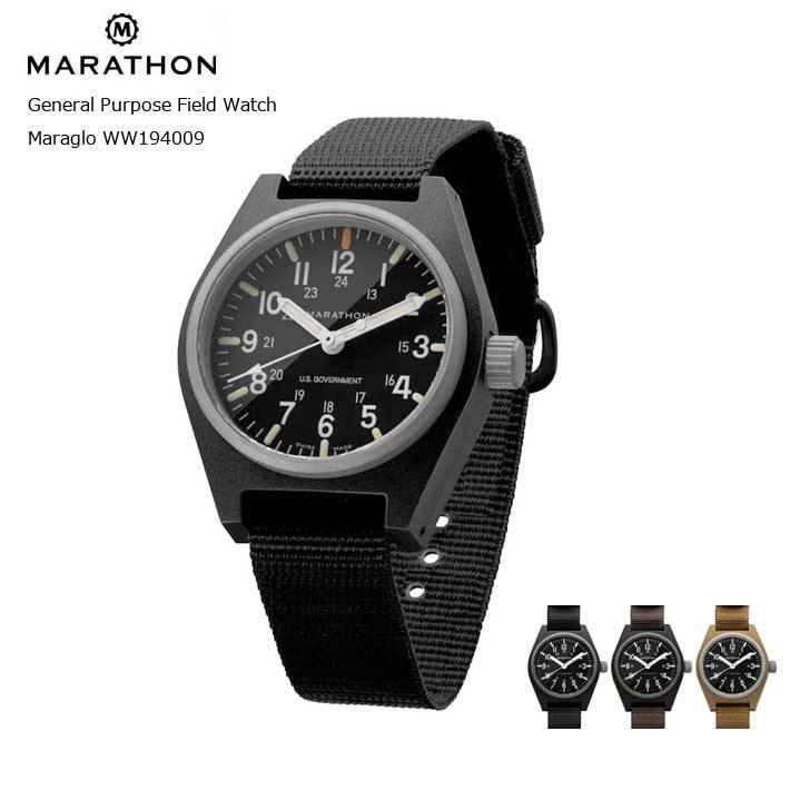 時計 腕時計 MARATHON General Purpose Field Watch Maraglo マラソン ジェネラル パーパス  フィールドウォッチマラグロークォーツ WW194009