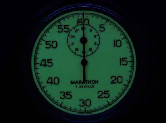MARATHON マラソン フライバック機構機械式ストップウォッチ夜光