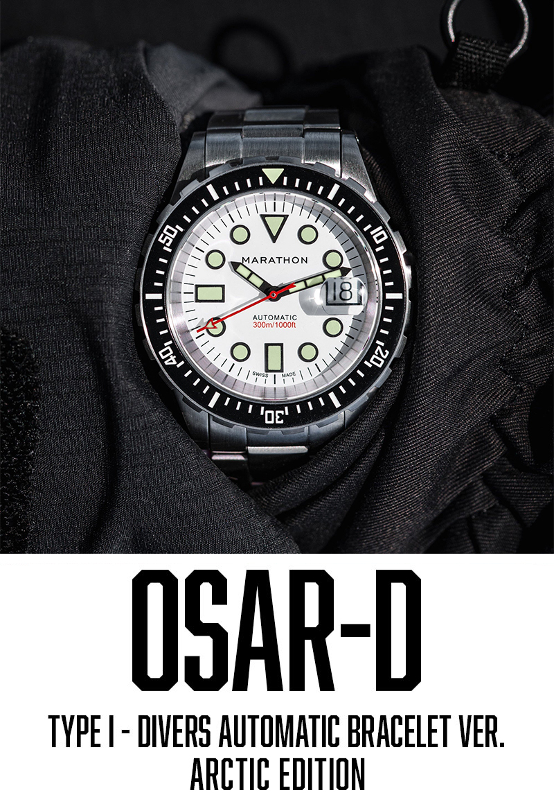 腕時計 ミリタリーウォッチ アメリカ軍 MARATHON OSAR-D ARCTIC