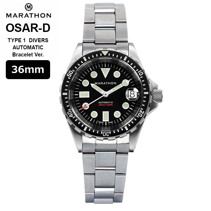 腕時計 ミリタリーウォッチ アメリカ軍 MARATHON OSAR-D 36mm