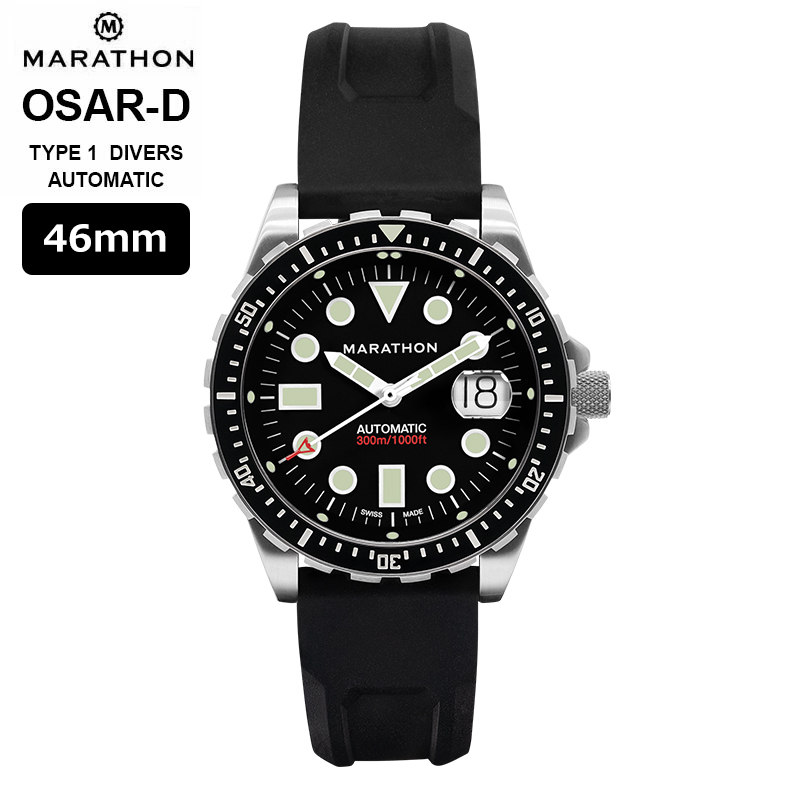 腕時計 ミリタリーウォッチ アメリカ軍 MARATHON OSAR-D 46mm