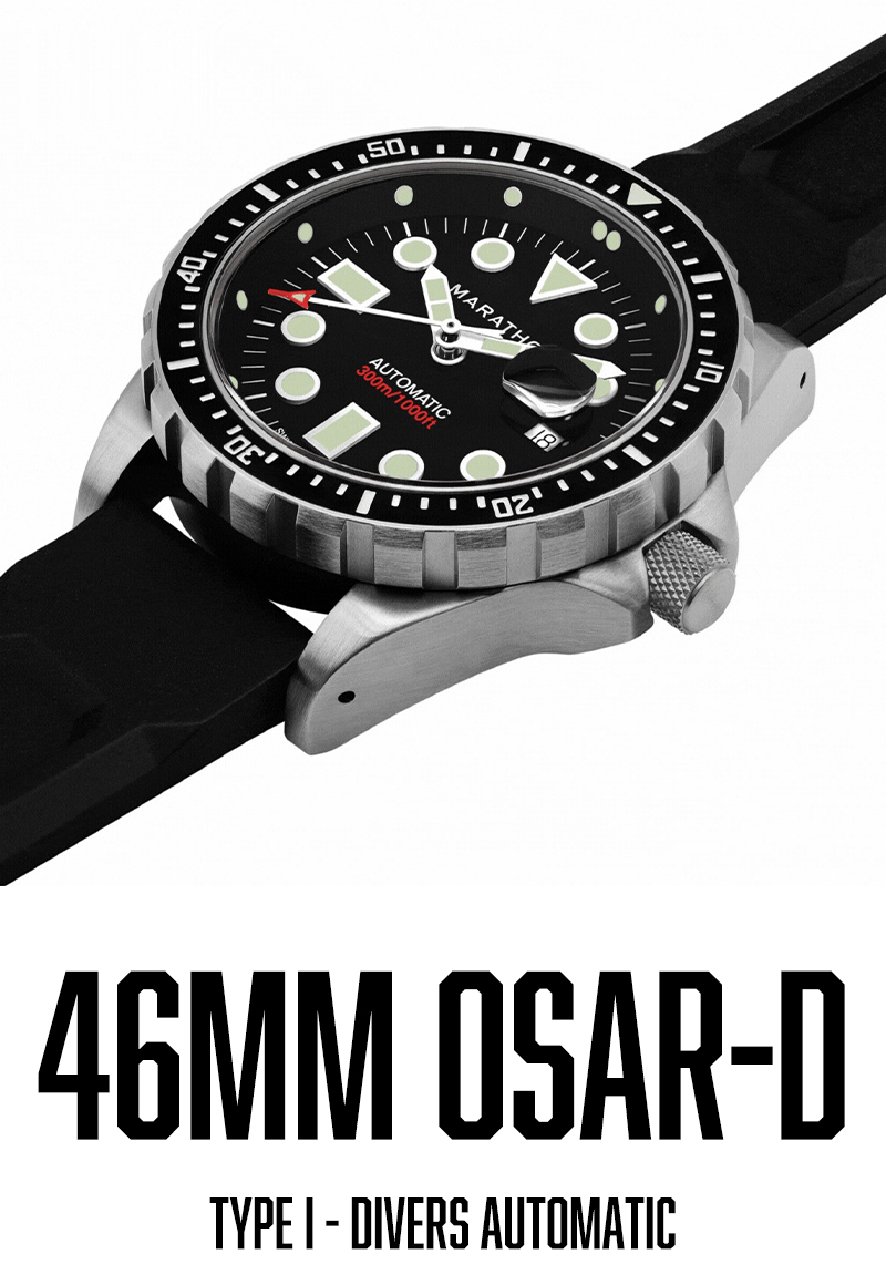 腕時計 ミリタリーウォッチ アメリカ軍 MARATHON OSAR-D 46mm