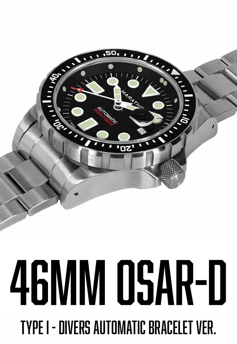 腕時計 ミリタリーウォッチ アメリカ軍 MARATHON OSAR-D 46mm