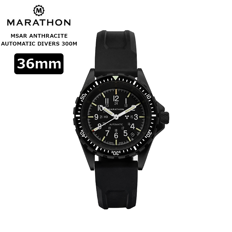 時計 腕時計 ミリタリーウォッチ アメリカ軍 MARATHON Anthracite MSAR