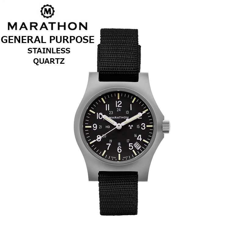 腕時計 MARATHON General Purpose Quartz with Date Stainless Steel