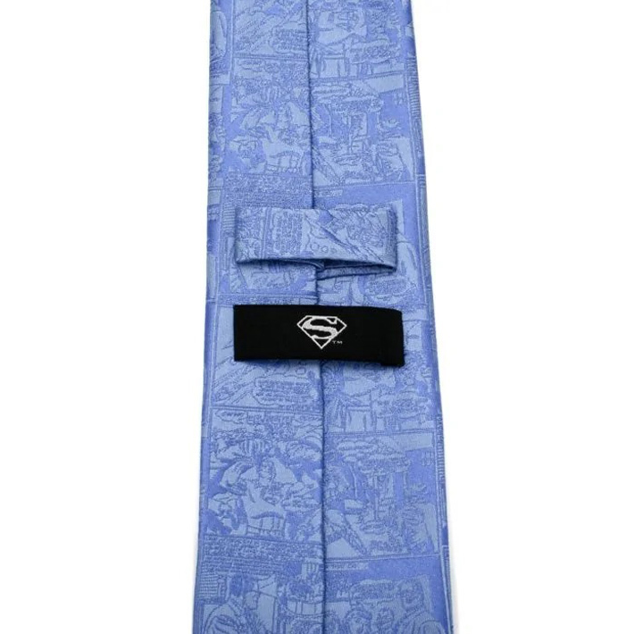 ネクタイ メンズ 紳士 シルク DC Superman Comic Blue Mens Tie