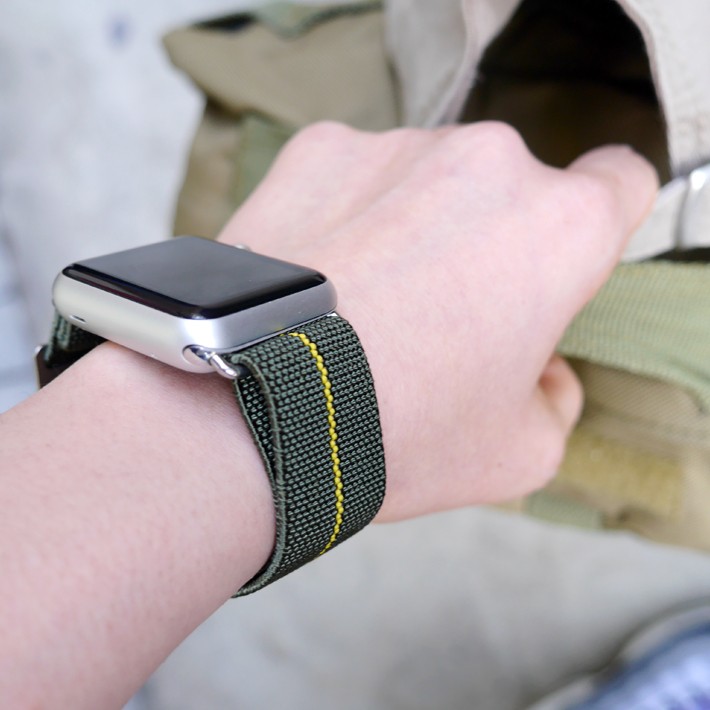 らん【バンドのみ】Apple Watch 40mm バンド ストラップ Apple Watch 時計ベルト バンド Watch専用 MN STRAP MARINE NATIONAL