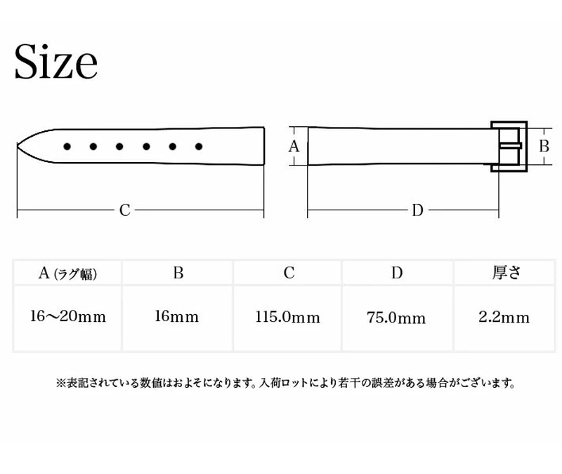時計ベルト バンド 腕時計バンド Accurate Form アキュレイトフォルム