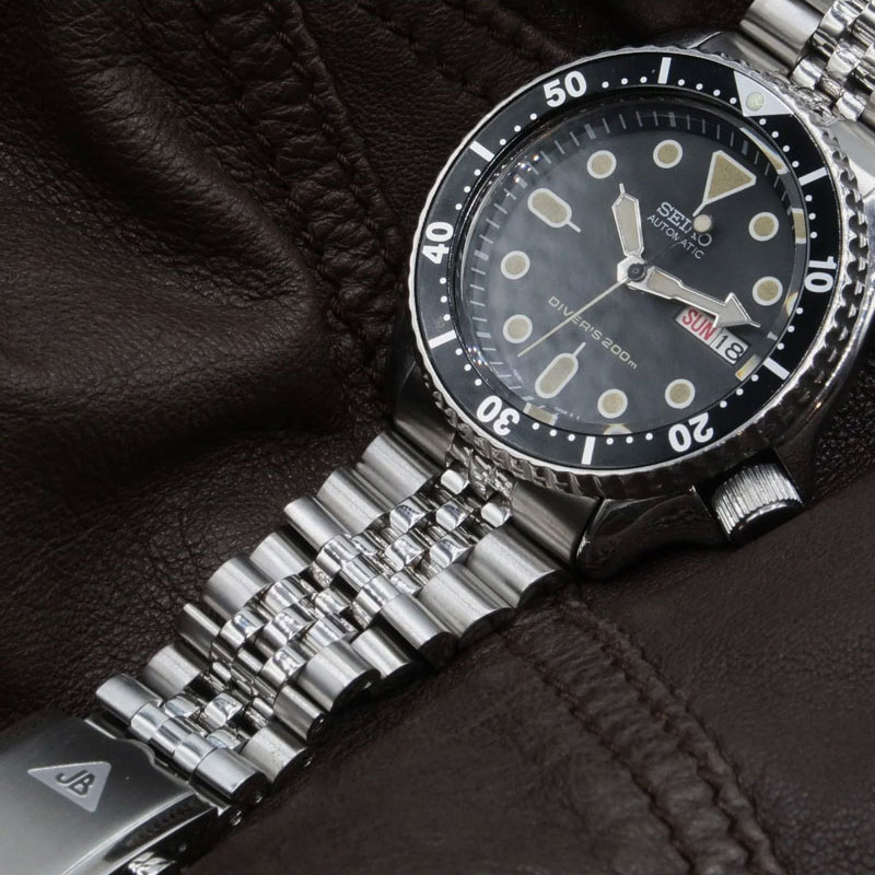 腕時計ベルト バンド Forstner SEIKO Model J セイコー SKX 20mm 22J
