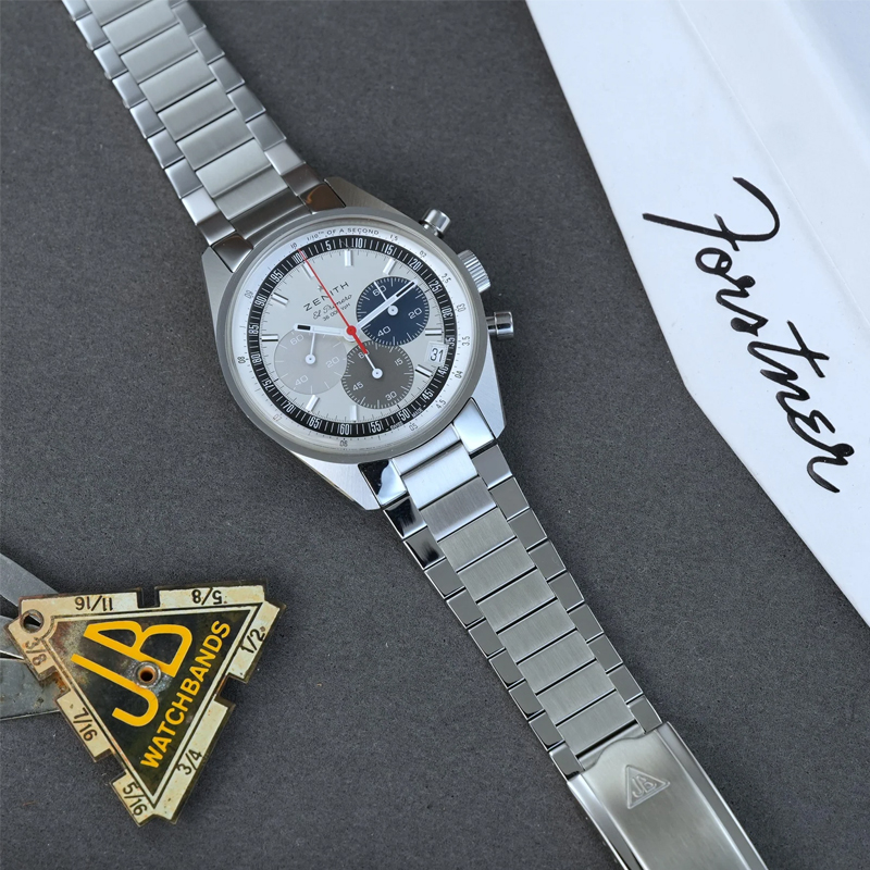 時計ベルト バンド ZENITH IWC Forstner Flatlink フォースナー