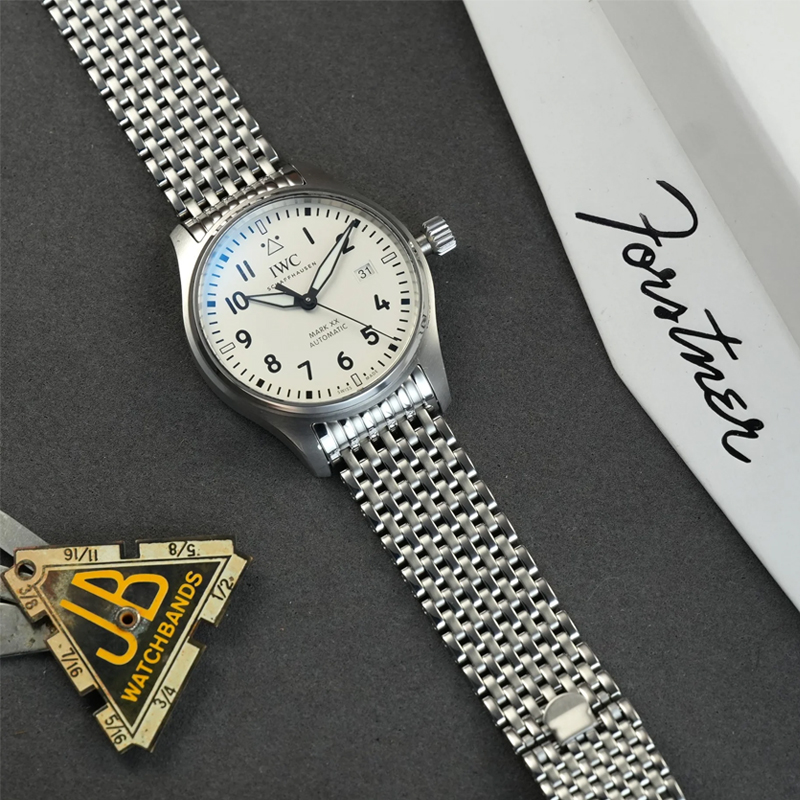 時計ベルト バンド Forstner 【11連】Beads of Rice IWC フォースナー