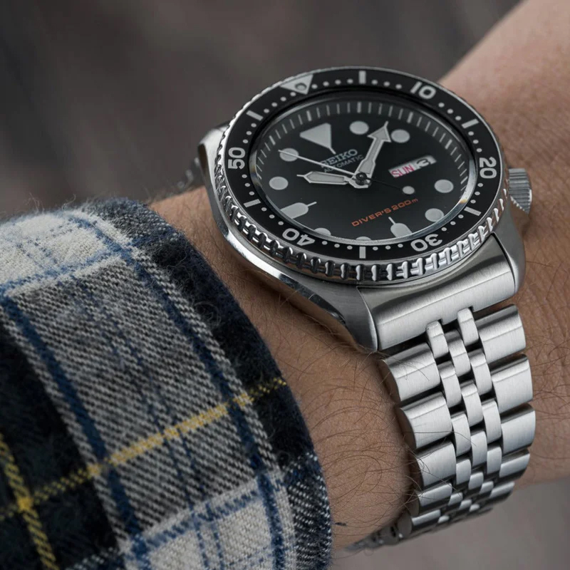 UNCLE SEIKOアンクルセイコー 20mm チョコレートバー 新品 Orange 