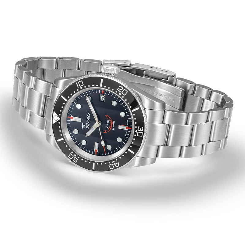 時計 腕時計 ダイバーズ イタリア SQUALE スクワーレ 1545 Black