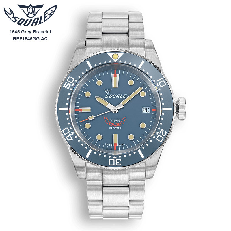 時計 腕時計 ダイバーズ イタリア SQUALE スクワーレ 1545 Grey 