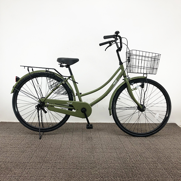 24年モデル 新車 自転車 シティサイクル アルゲディ　26インチ LEDオートライト カゴ付き｜chu-ko-bicycle｜06