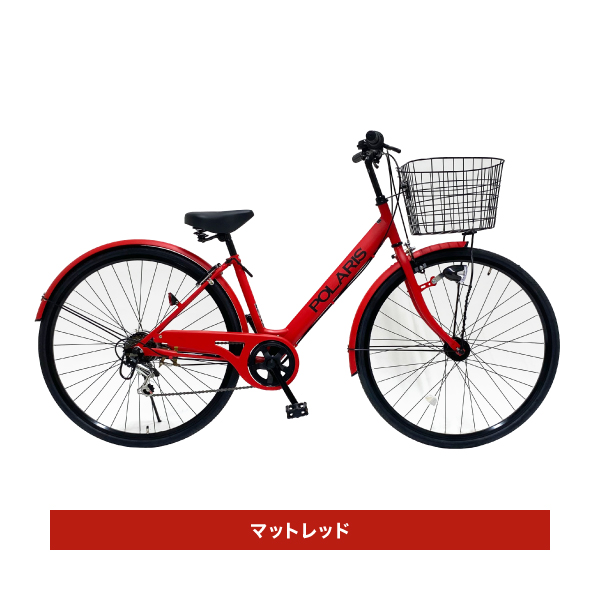 24年モデル 自転車 街乗り用シティ車 POLARIS 27インチ 外装６段ギア Yahooショッピング　シティサイクルランキング1位獲得｜chu-ko-bicycle｜04