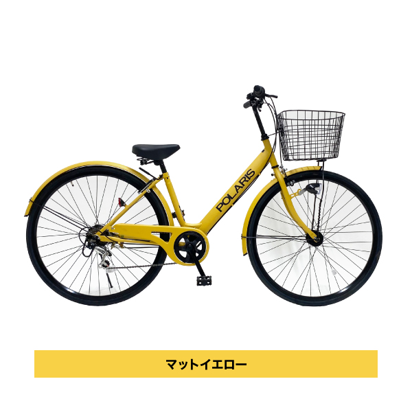 24年モデル 自転車 街乗り用シティ車 POLARIS 27インチ 外装６段ギア Yahooショッピング　シティサイクルランキング1位獲得｜chu-ko-bicycle｜05