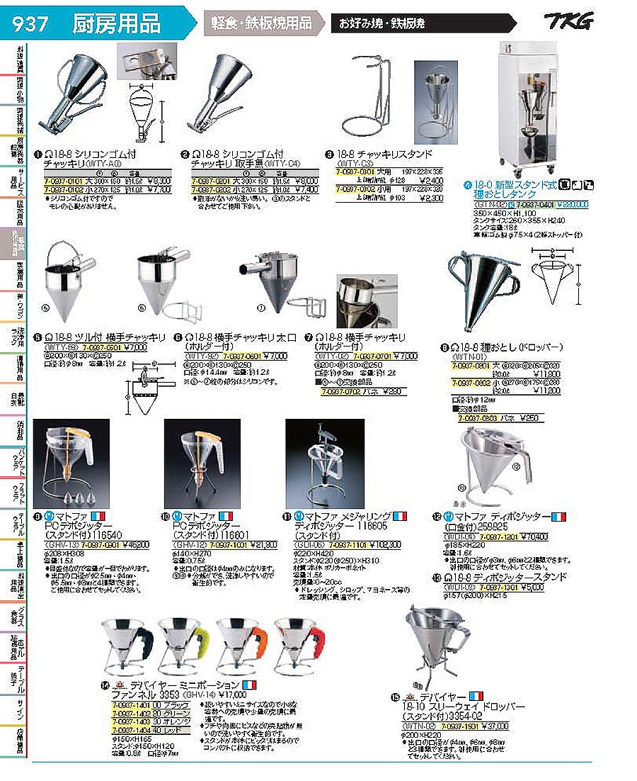 デバイヤー ミニポーションファンネル 3353 30 オレンジ Tkgca 7 0937 1403 厨房の家 通販 Yahoo ショッピング
