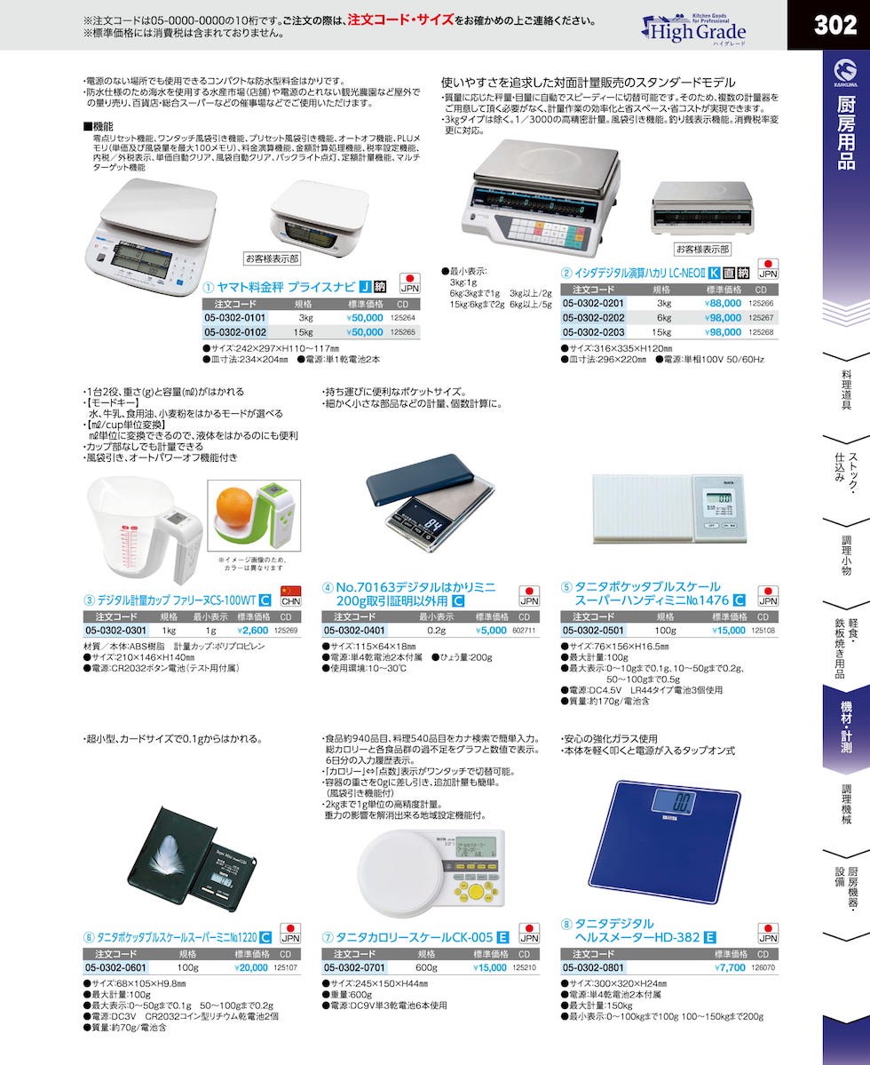 ヤマト料金秤 プライスナビ 15kg 調理器具 | kappa-club.com