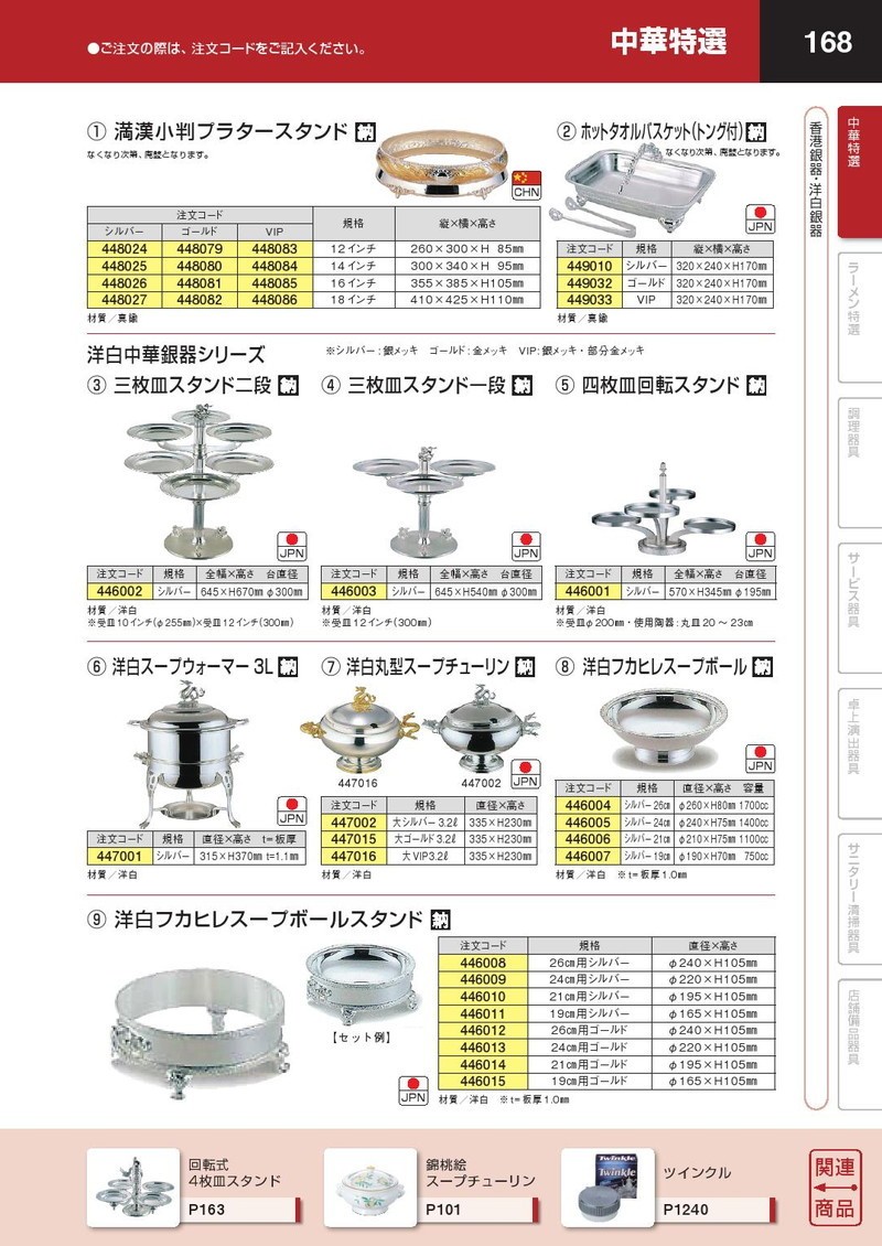 洋白 丸型スープチューリン 大シルバー3.2L（takumi） : 業務用プロ