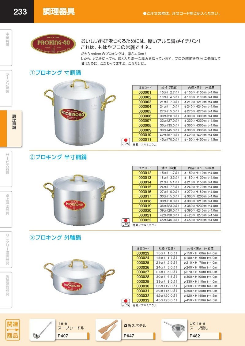 中尾アルミ マイスター 片手鍋 21cm 2.5L