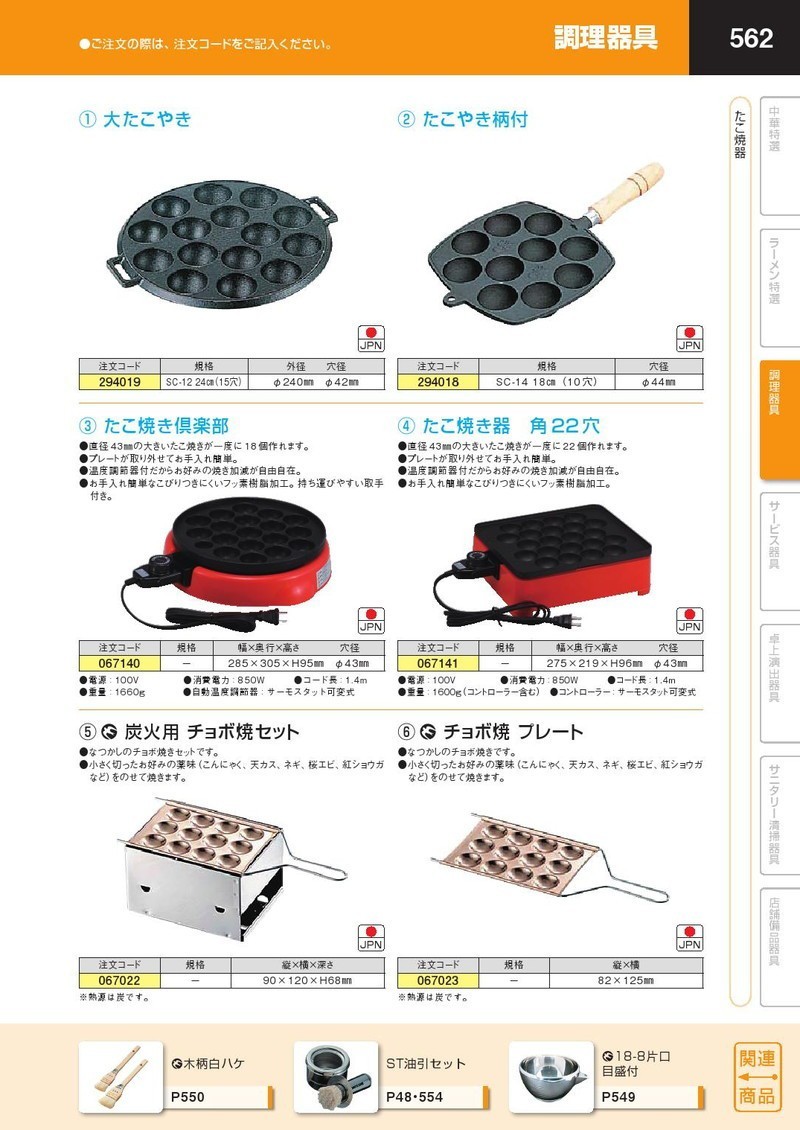 ちょぼ焼店の備品調理器具お譲りします！ チョボ焼 プレート ちょぼ焼き しょぼ焼き ごちそうさん（takumi