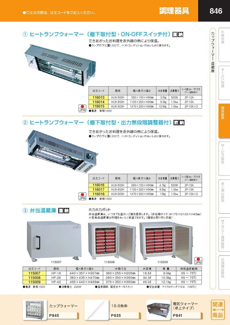 ヒートランプ ウォーマー（棚下取付型・出力無段階調整器付） HLW-600H