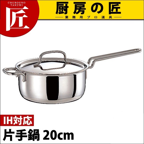 GEO ジオ・プロダクト 片手鍋 20cm (2.7L) GEO-20N（IH対応）（15年