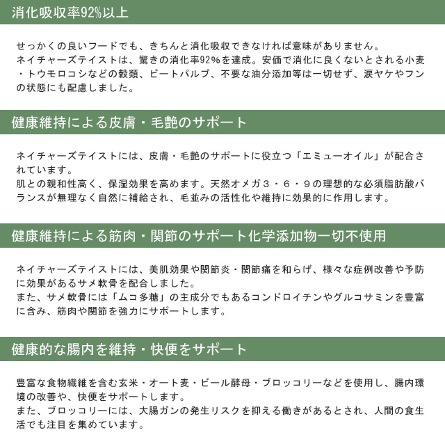NATURE'S TASTE ネイチャーズテイスト ヘルスマネジメント ラム