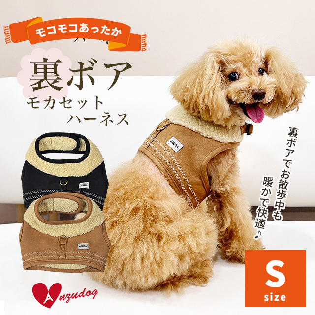 azeria アゼリア H304 裏ボア モカセットリード 1.0 お散歩 小型犬 犬