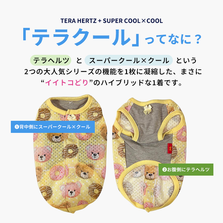 2026夏物新作 リカバリーウェア テラクール・ドルチェベアベルクロ