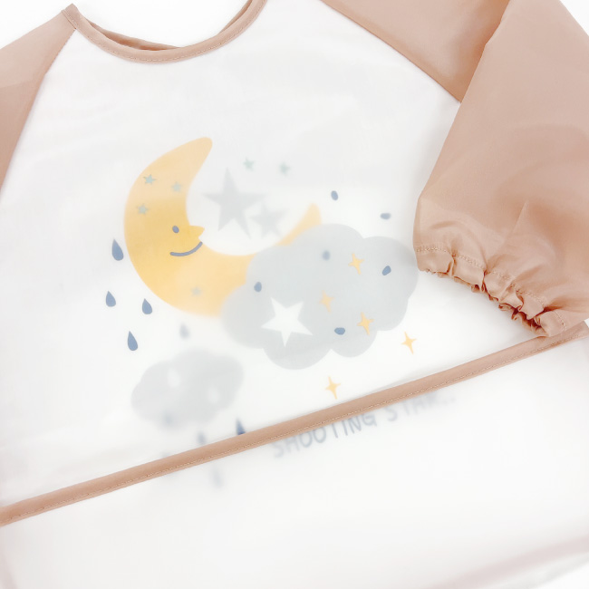 ベビー服 赤ちゃん ベビー 服 男の子 女の子 食事用 離乳食 スタイ 保育園 長袖食事エプロン |  | 03