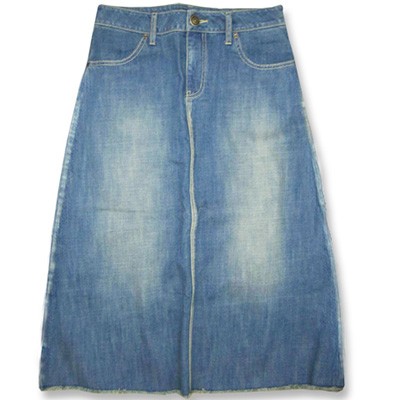 【即日発送】todayful Cottonline Stitch デニムスカート Lee/リー デニム センタースリットスカート（デニムスカート