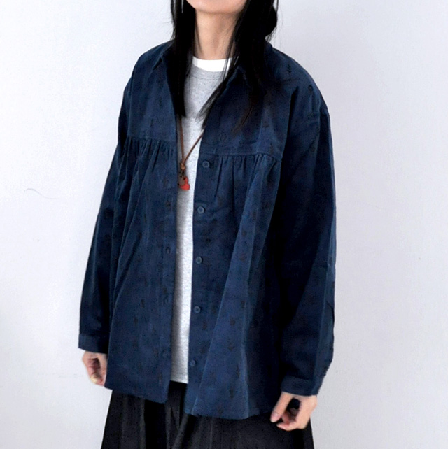 半額SALE 50％OFF セール / ブラウス シャツチュニック 長袖 体型カバー ゆったり 羽織...