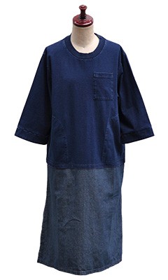 藍染 ワンピース（ワンピース、チュニック） | ファッション の