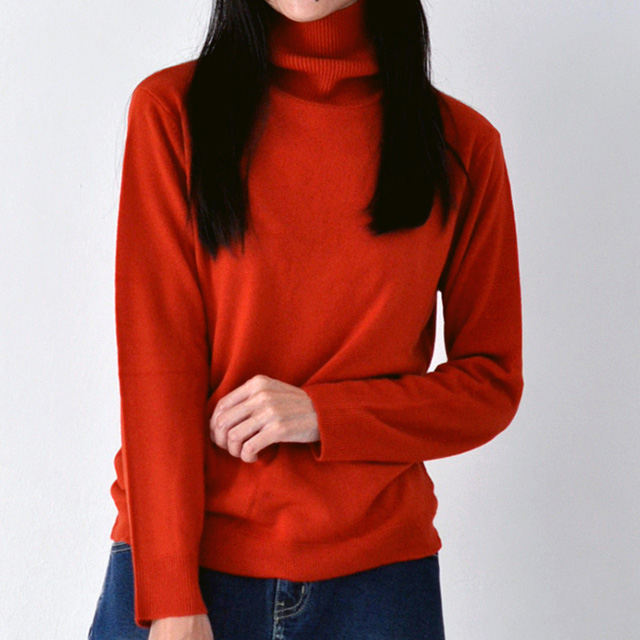 ニット タートル カシミヤ レディース シンプル 定番 ハイネック 秋冬 あったか カラフル カシミヤタッチ タートルニット | ブランド登録なし | 01
