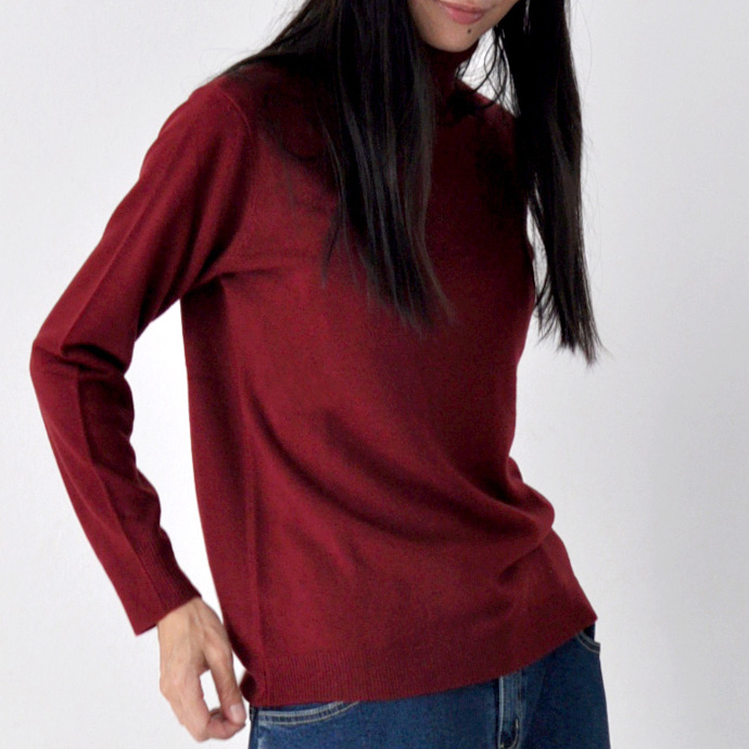 ニット タートル カシミヤ レディース シンプル 定番 ハイネック 秋冬 あったか カラフル カシミヤタッチ タートルニット | ブランド登録なし | 05