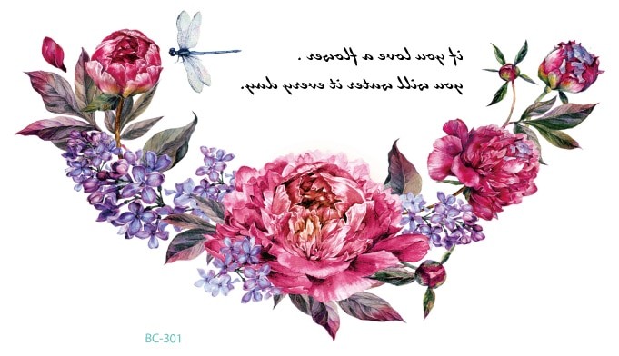 タトゥーシール A 鎖骨 胸 腰 背中 薔薇 スカル ハート リボン 蓮 リアル ワンポイント ボディシール TATOO 入れ墨 刺青 防水 タトゥー ボディアート オマケ付 |  | 18