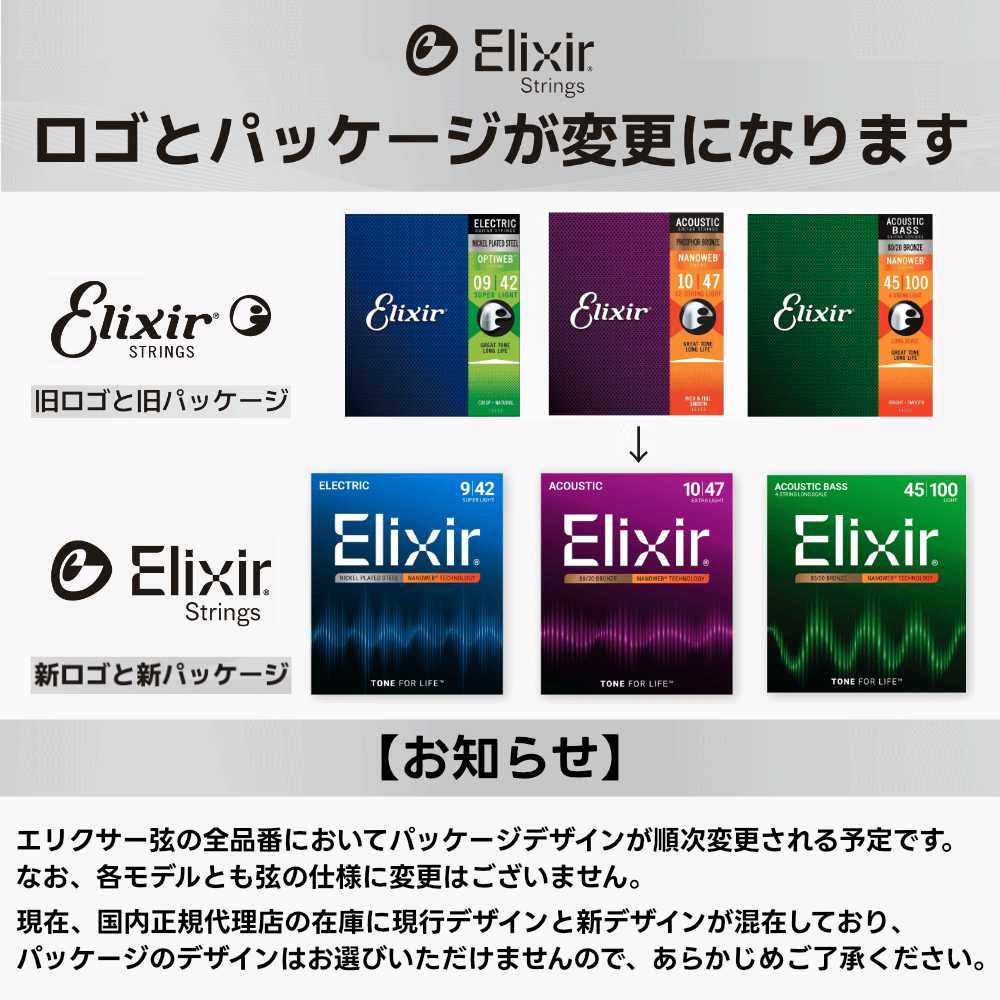 エリクサー ELIXIR 19052 2Pack Optiweb Light 10-46 エレキギター弦 2セットパック 関連画像1