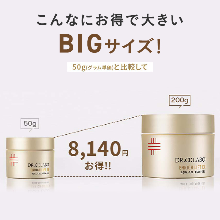 【新品未使用】ドクターシーラボ　ACGエンリッチLEX R 200g ドクターシーラボ アクアコラーゲンゲル エンリッチリフトLEXR 200g