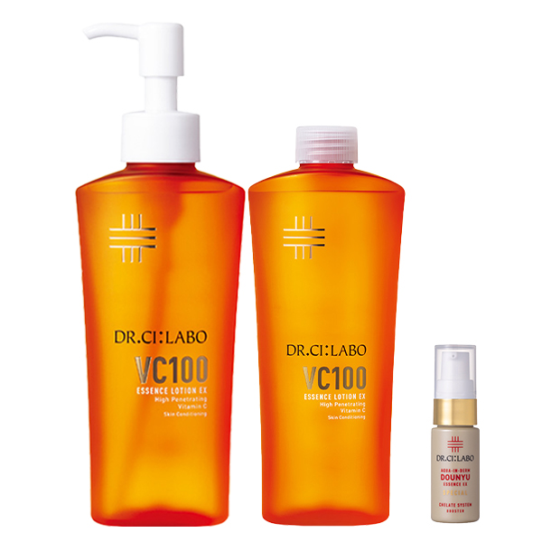 [EC限定]VCローション ポンプ+レフィルセット ドクターシーラボ VC100 セット 化粧水 化粧品 高保湿 ビタミン ビタミンC 毛穴 美容液 紫外線 ナイアシンアミド