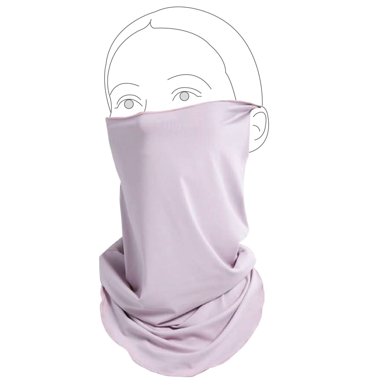 UVカット冷感ひんやりフェイスカバー 耳かけタイプ UVカット UPF50+ 日焼け防止　水に濡らしてひんやり　伸縮・通気性 男女兼用【送料無料】 |  | 04