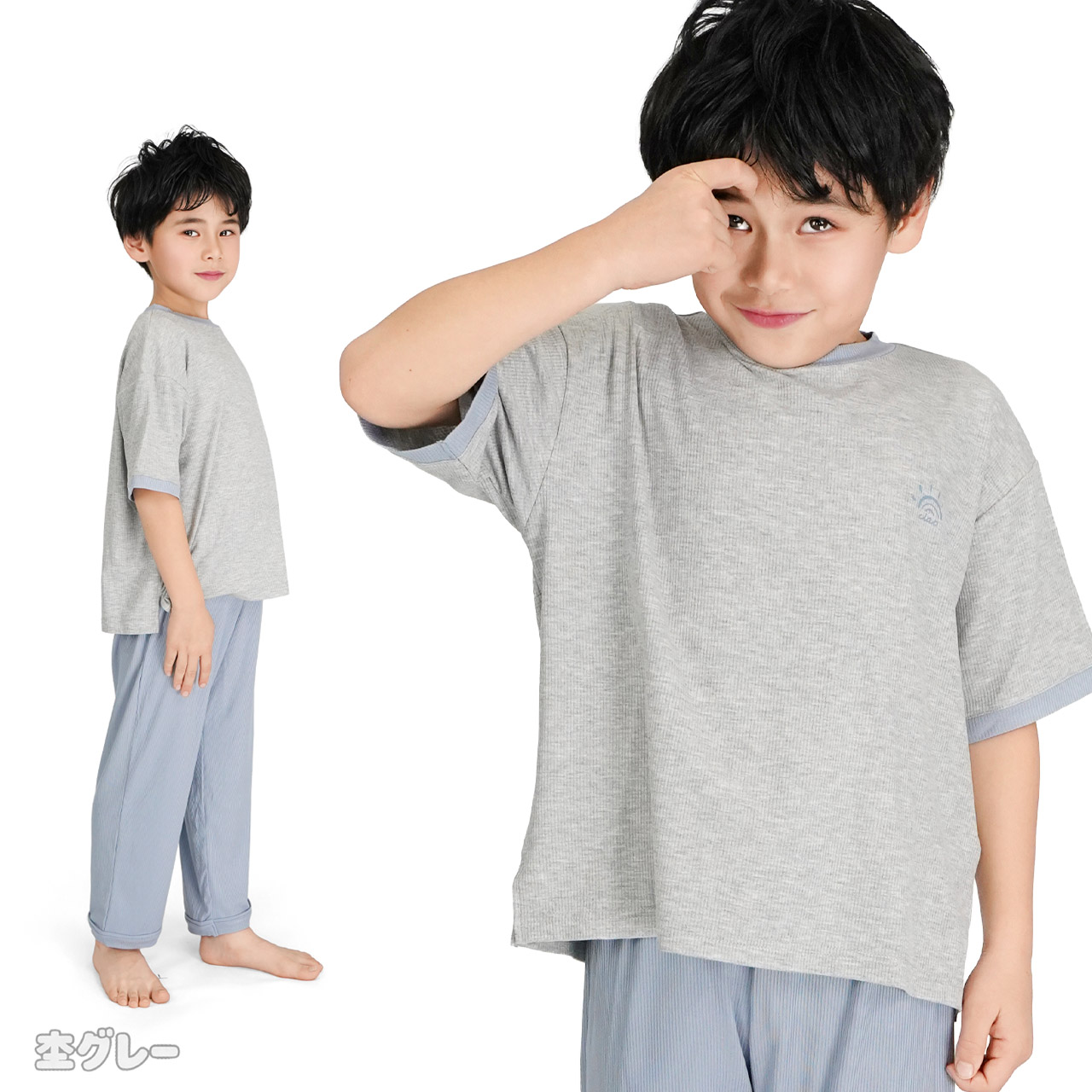 子供服 春夏秋冬 男の子 110㎝ 83点セット 半袖　長袖 長ズボン 7部丈 子供服 セットアップ キッズ 男の子 夏 上下セット 半袖Tシャツ ハーフ